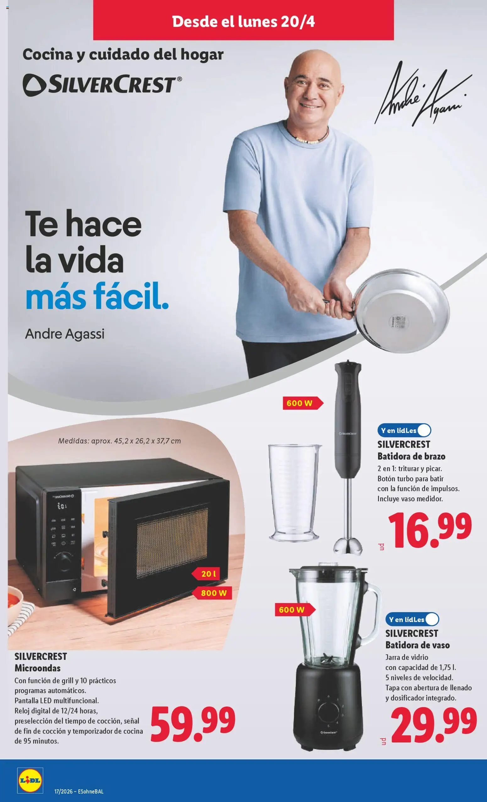Lidl folleto de bazar │ válido desde el 20.04.2026 | Página: 14 | Productos: Té, Reloj, Cocina, Batidora