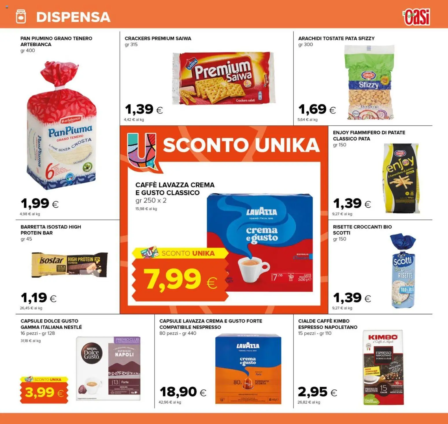Volantino Oasi del 15.01.2026 | Pagina: 15 | Prodotti: Crema, Riso, Patate, Arachidi