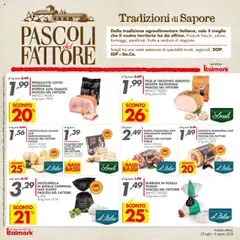 Volantino Italmark del 23.07.2025 | Pagina: 14 | Prodotti: Arrosto, Prosciutto Cotto, Pancetta, Frutta