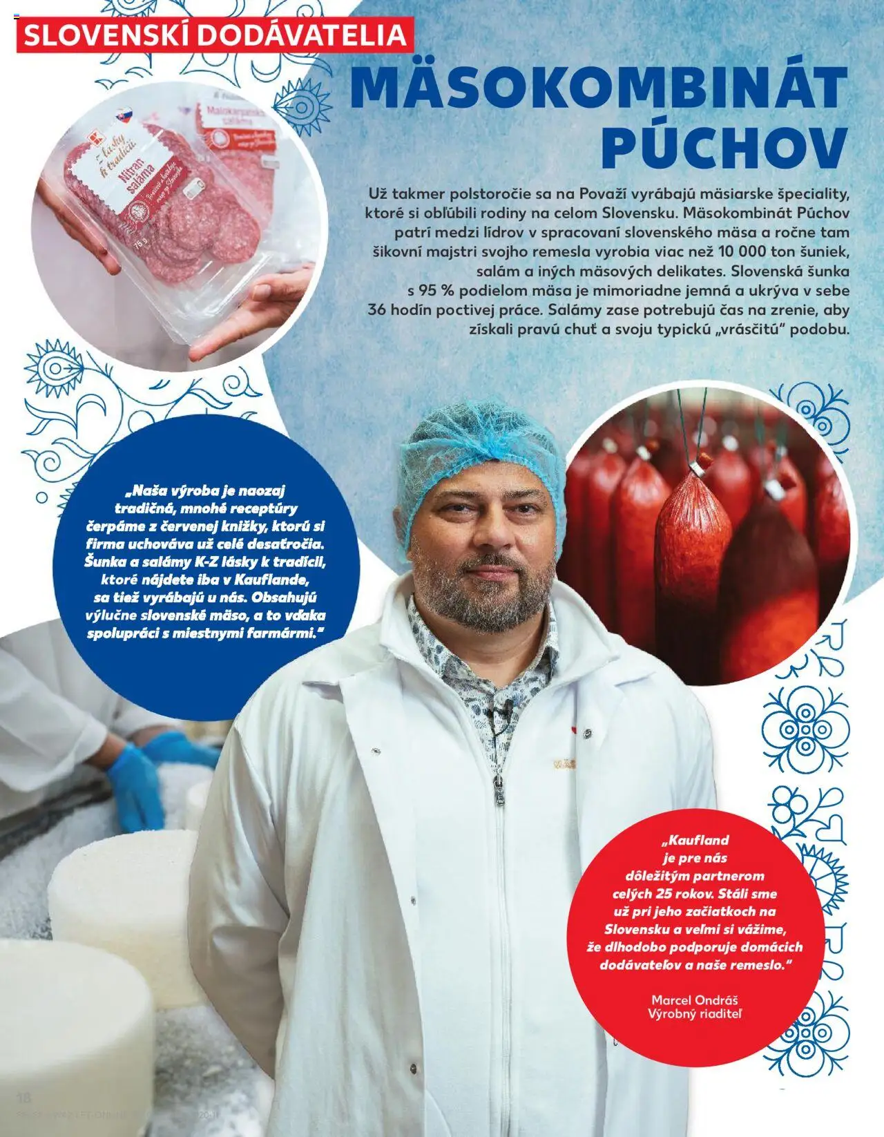 Nové Kaufland akcie – leták je platný od 16.10.2025 | Strana: 18 | Produkty: Saláma, Šunka