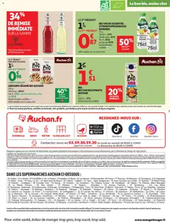 Auchan - Tout le bio à prix sain dans votre super - Voorbeeld van een folder van Auchan, geldig van 14.10.2025 | Pagina: 7 | Producten: La, Bank, Nice, Appel
