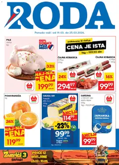 Roda katalog - pregled Roda kataloga - važi od 19.03.2026