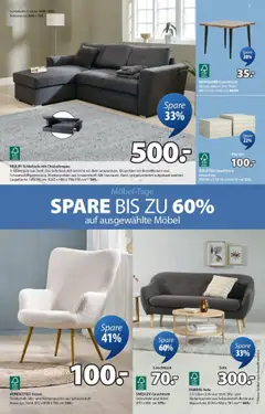Prospekt JYSK ab 19.10.2025 gültig | Seite: 3 | Produkte: Schlafsofa, Relaxsessel, Bett, Sessel