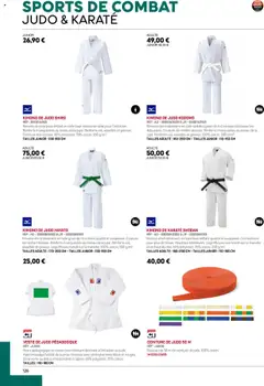 Sport 2000 - Prévisualisation de Sport 2000 brochure valide à partir de 01.06.2025 | Page: 126 | Produits: Coton, Kimono, Prise, Riz