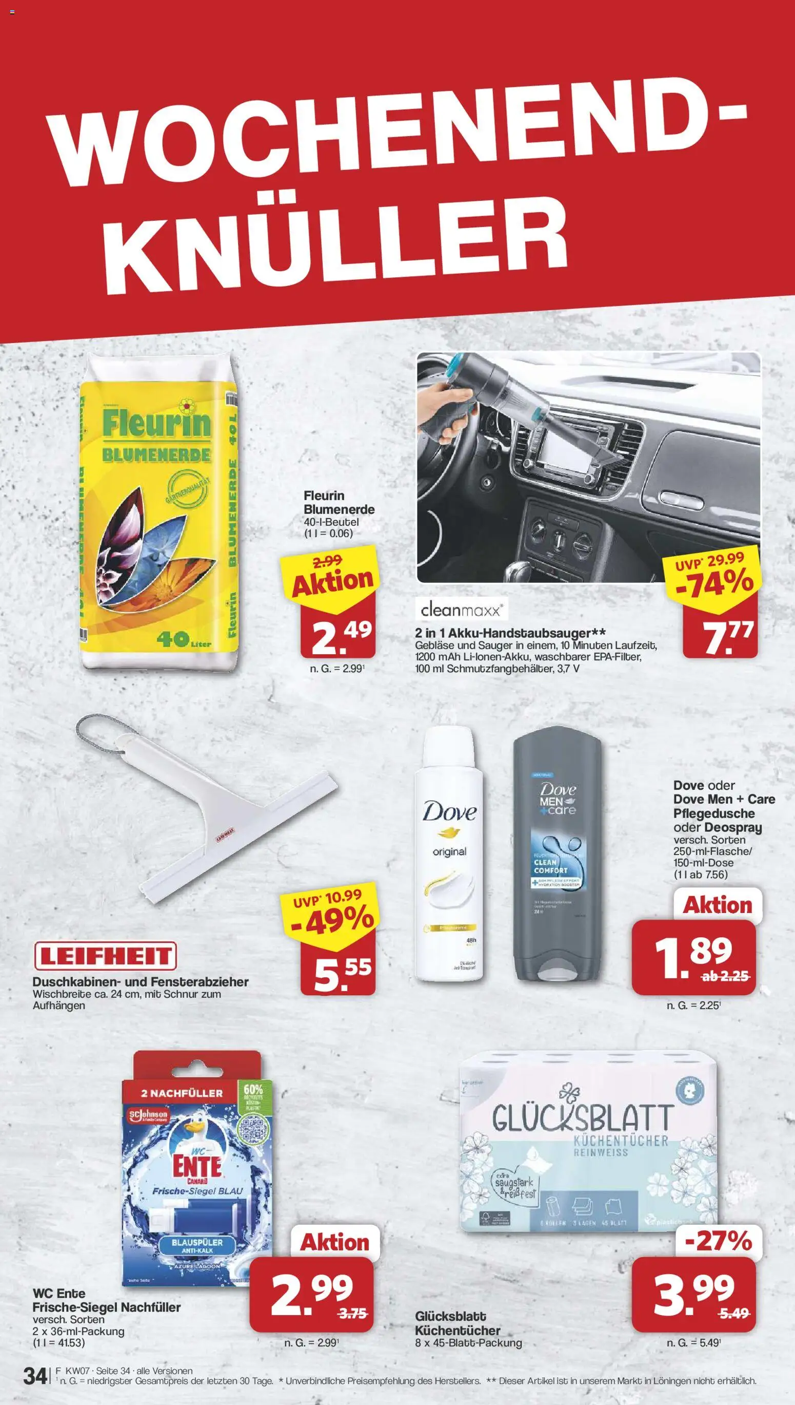 Famila Nordwest Prospekt 	 – gültig ab 08.02.2026 | Seite: 36 | Produkte: Blumenerde, Deospray, Ente