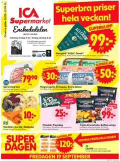 ICA Supermarket - Enskededalen - Förhandsvisning av reklamblad från butik ICA Supermarket aktuell från 15.09.2025
