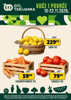 Tekijanka voće i povrće - pregled Tekijanka kataloga - važi od 19.11.2025