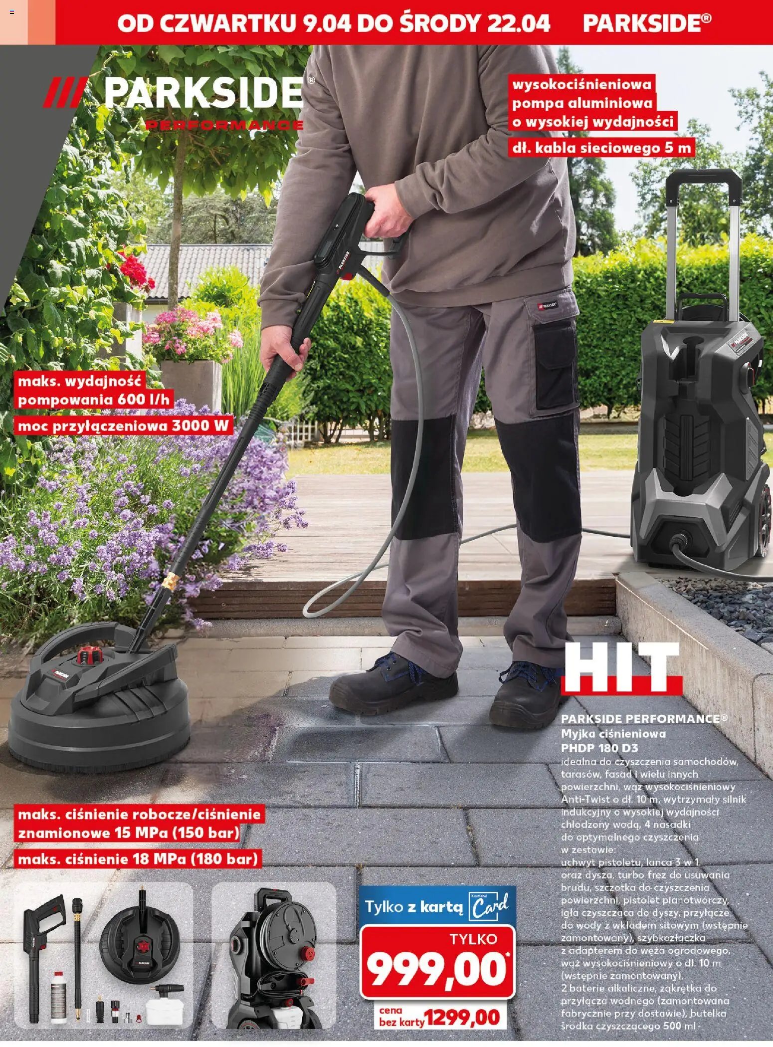 Kaufland Polsko leták - Złap okazje od 09.04.2026 | Strana: 2 | Produkty: Parkside, Karty, Baterie