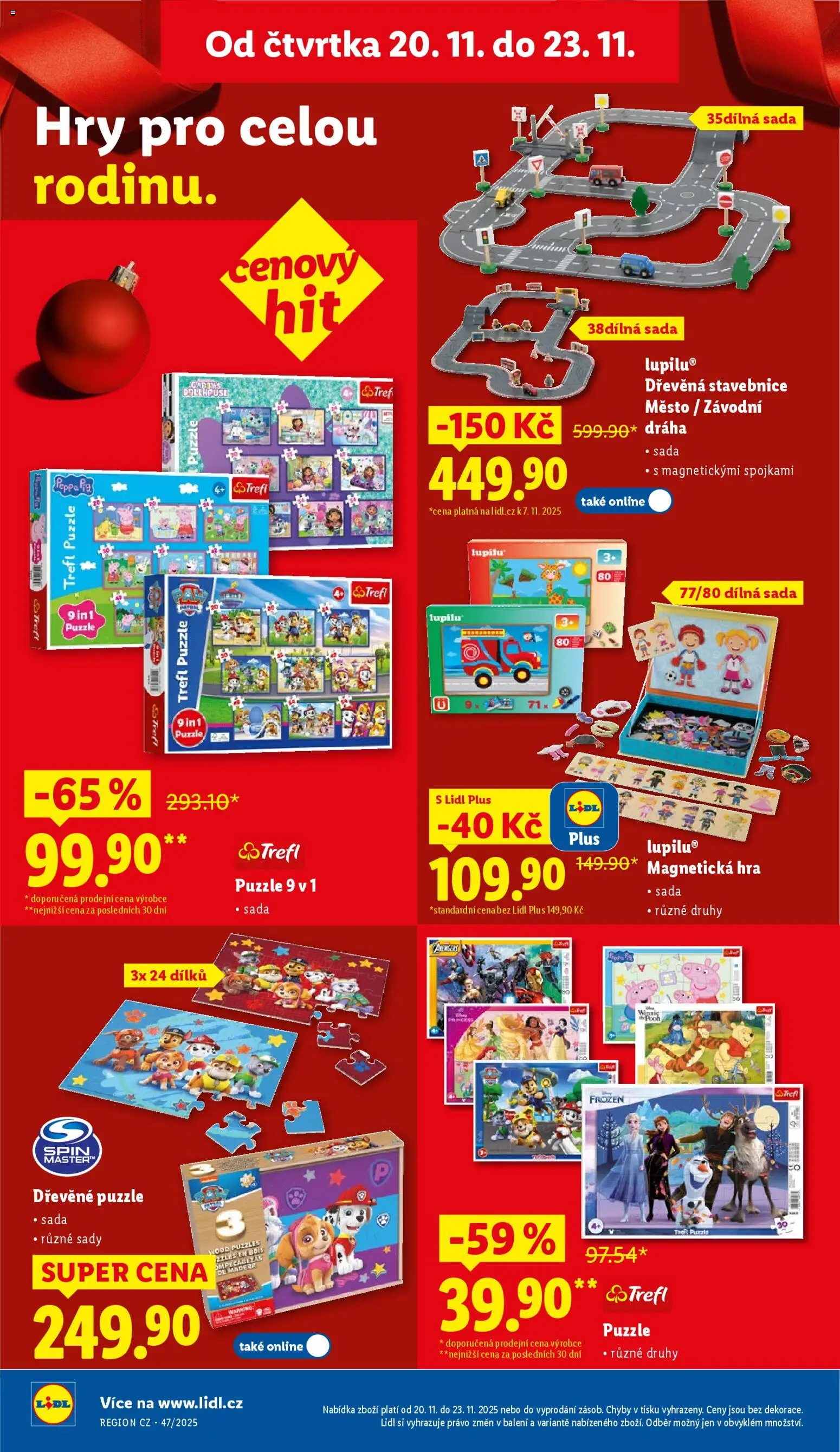 Lidl Black Friday od 17.11.2025 | Strana: 32 | Produkty: Stavebnice, Hra, Puzzle