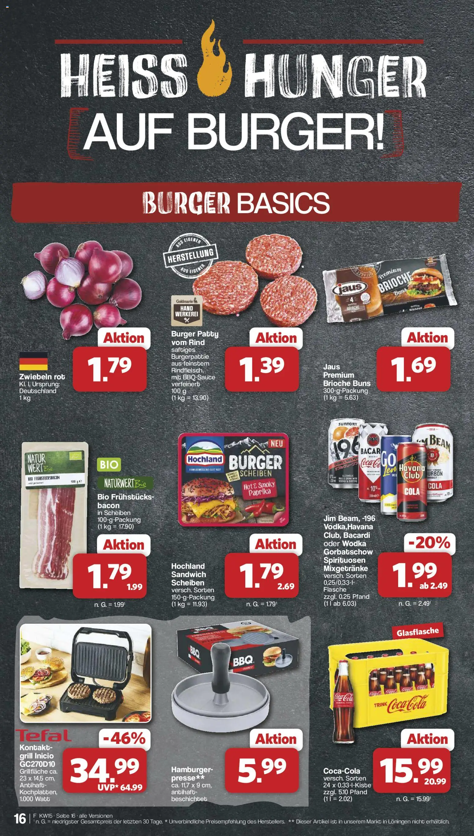 Famila Nordwest Prospekt 	 – gültig ab 07.04.2026 | Seite: 16 | Produkte: Bacardi, Grill, Coca cola, Wodka