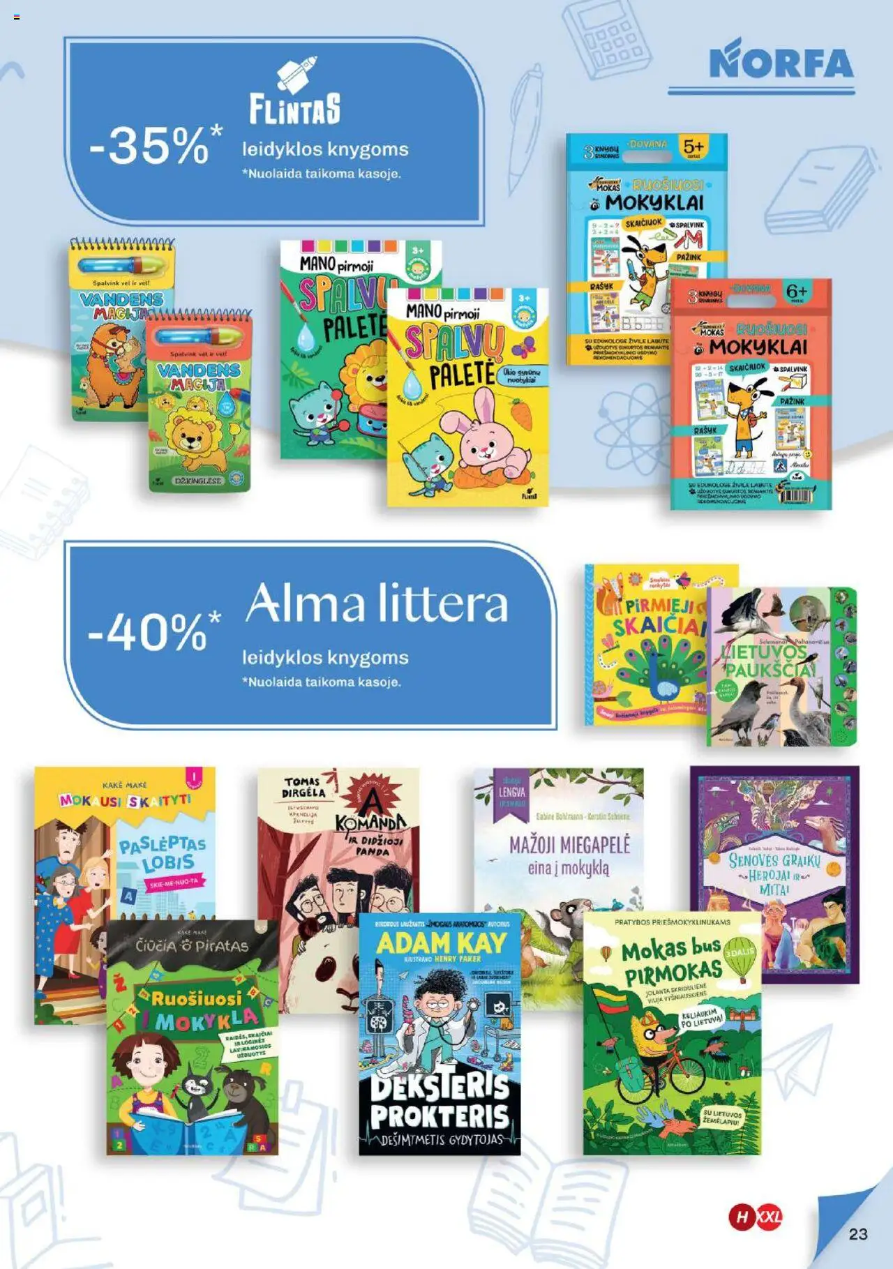 NORFA - Leidinys - Atgal į mokyklą│galioja nuo 05.08.2025 | Puslapis: 23
