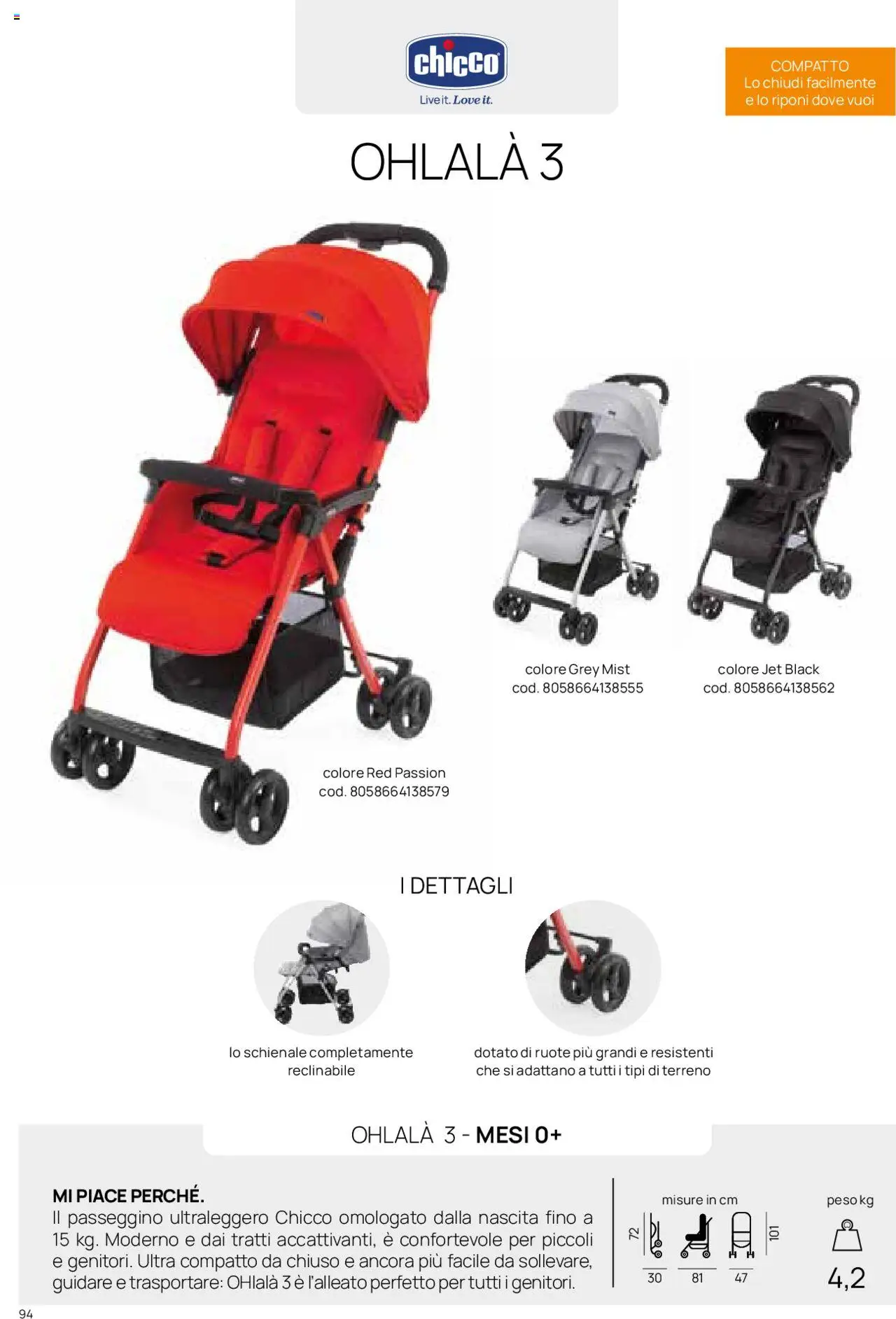 Volantino Prenatal del 01.01.2025 | Pagina: 15 | Prodotti: Passeggino