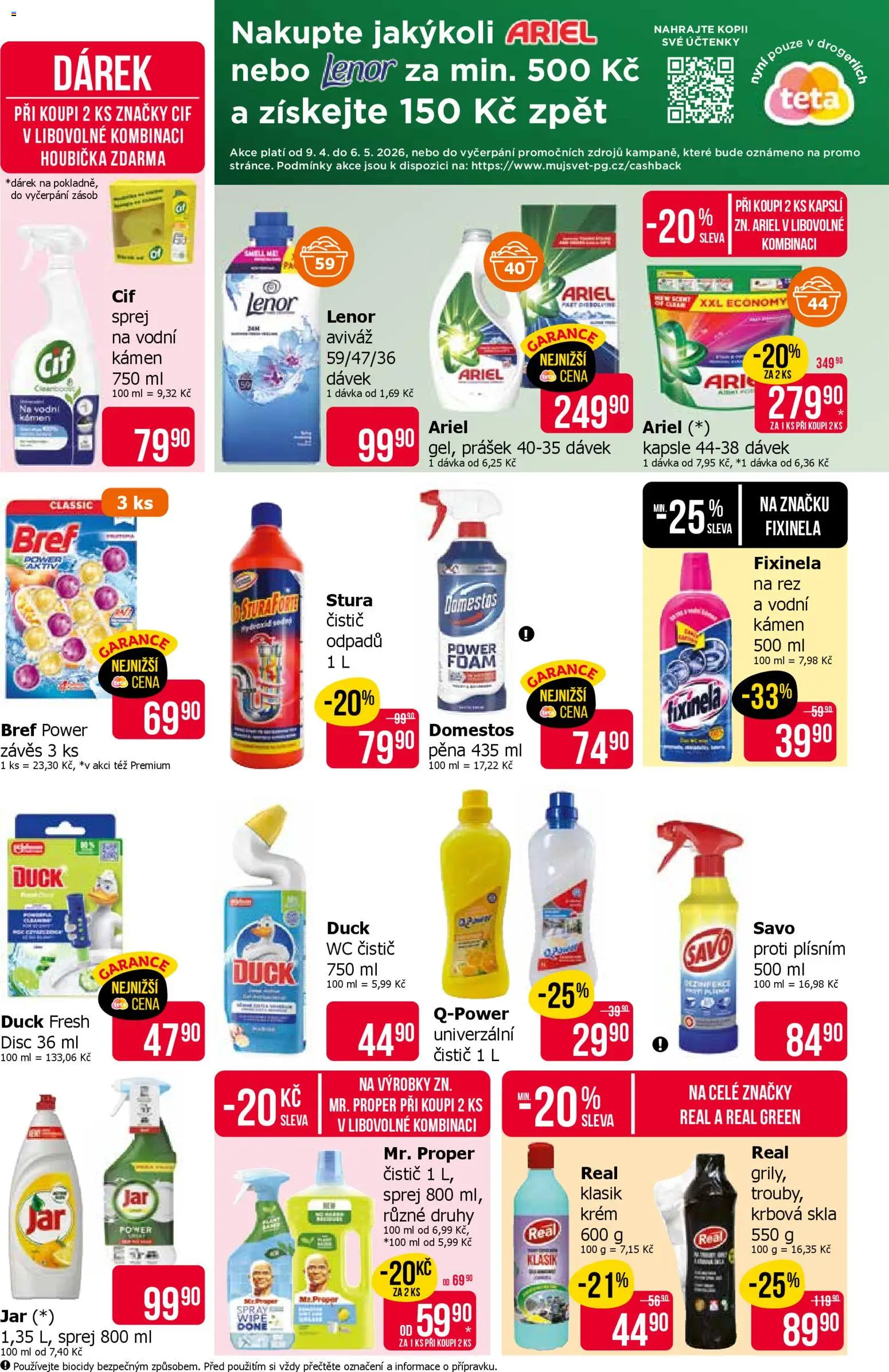 TETA Drogerie leták od 23.04.2026 | Strana: 19 | Produkty: Aviváž, Kapsle, Cif, Jar