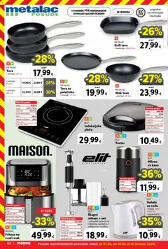 Katalog Plodine - Pregled kataloga iz trgovine Plodine, vrijedi od 01.04.2026 | Stranica: 62 | Proizvodi: Friteza, Mlinac za kavu, Sjeckalica, Tava