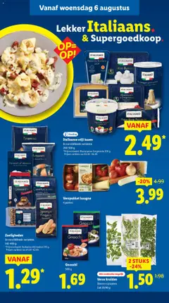 | Pagina: 19 | Producten: Lasagne, Zak, Mozzarella