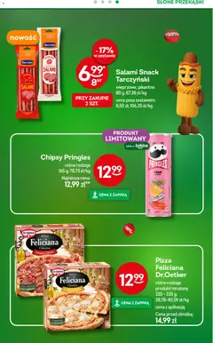 Pogląd oferty "Żabka Gazetka" - ważna od 05.11.2025 | Strona: 17 | Produkty: Chipsy pringles, Salami, Pizza, Pringles