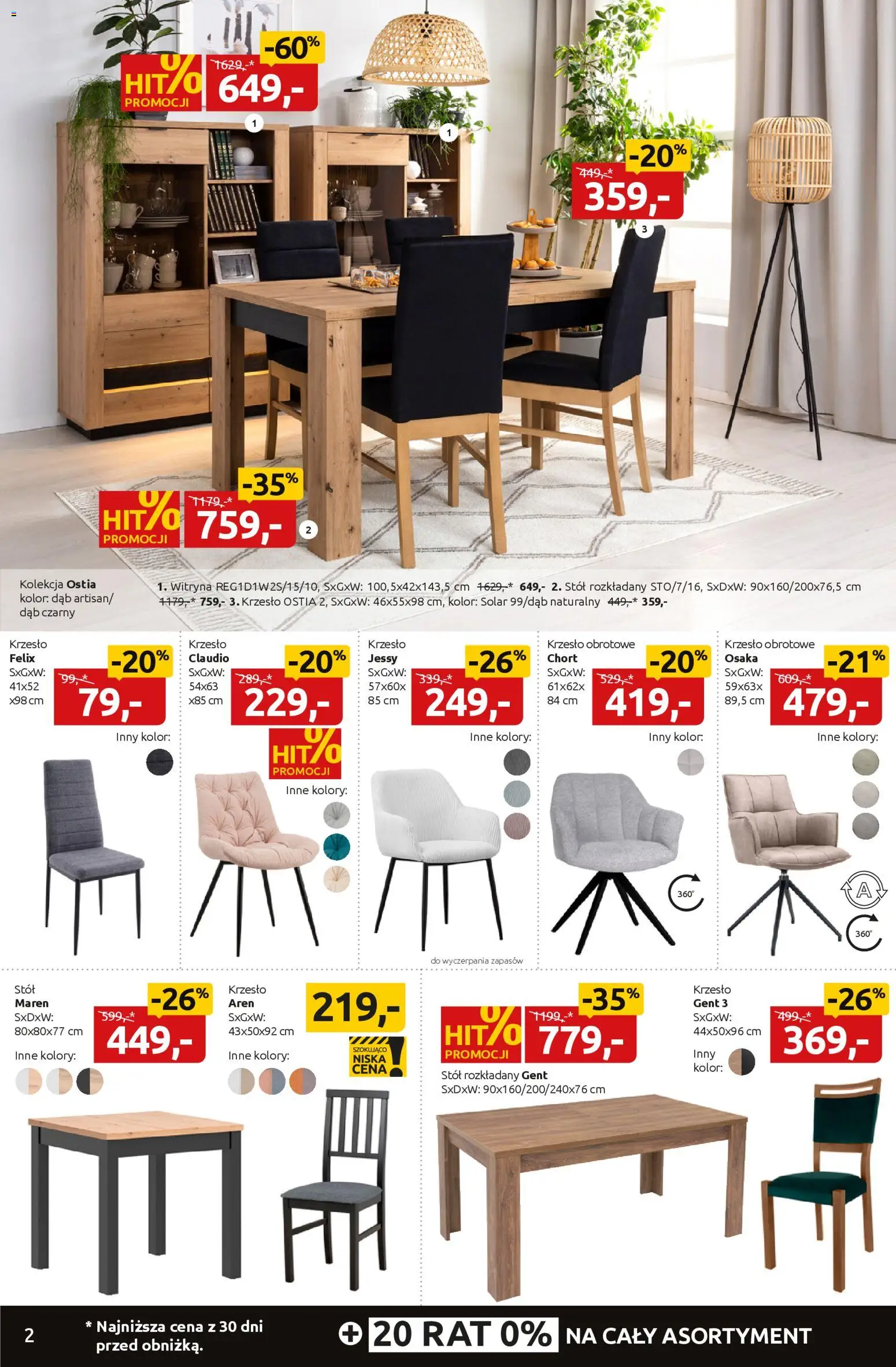Black Red White Black Friday od 17.11.2025 | Strona: 2 | Produkty: Stół, Krzesło, Witryna