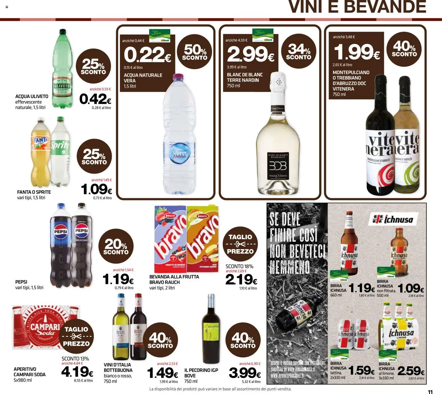 Volantino Superconti del 26.02.2026 | Pagina: 12 | Prodotti: Acqua, Acqua naturale, Fanta, Pepsi