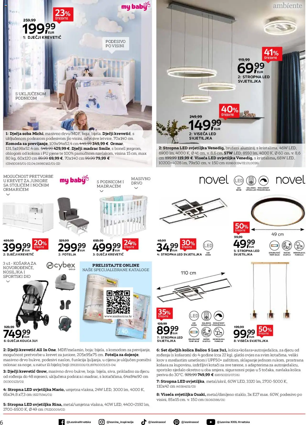 Lesnina katalog | vrijedi od 02.09.2025 | Stranica: 6 | Proizvodi: Madrac, Košara, Svjetiljka, Pojas
