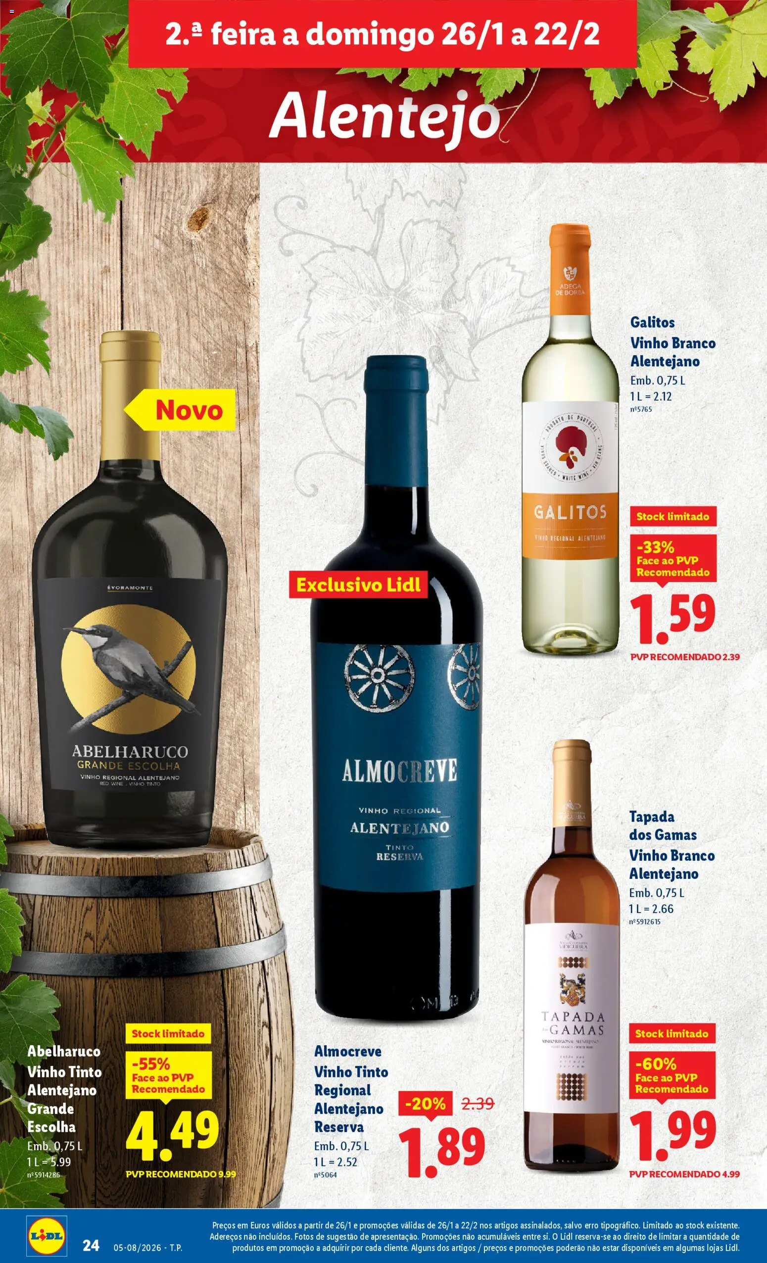 Lidl folheto │ válido de 26.01.2026 | Página: 24 | Produtos: Vinho, Vinho tinto