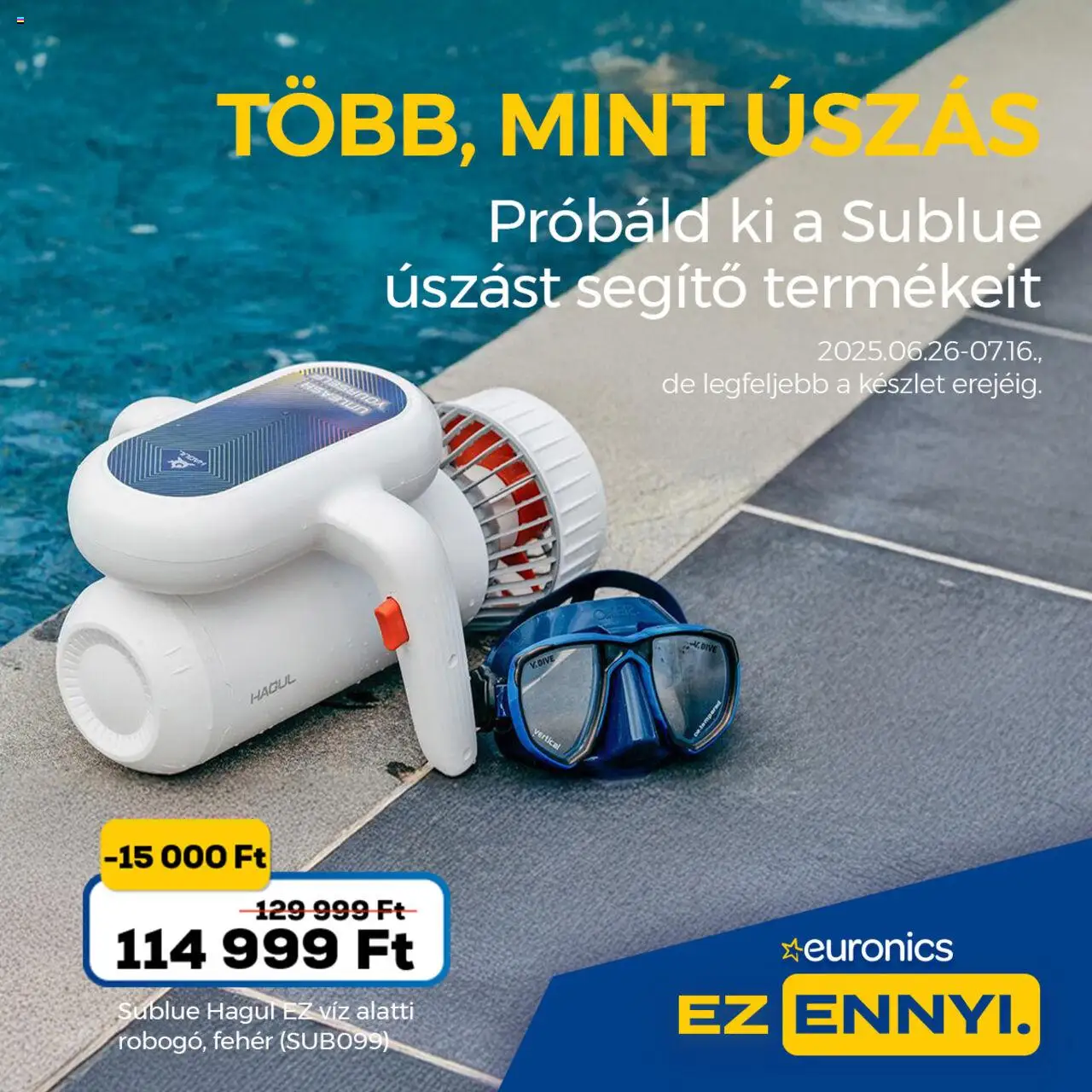Euronics akciós ujság - amely érvényes a következő dátumtól: 26.06.2025 | Oldal: 1