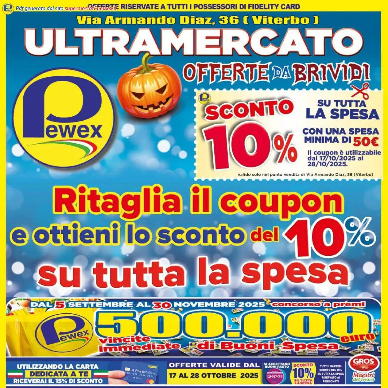 Volantino Pewex del 17.10.2025 | Pagina: 1 | Prodotti: Tè