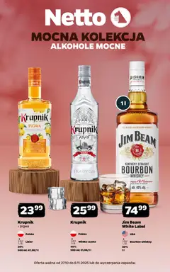 Pogląd oferty "Netto gazetka - Alkohole mocne" - ważna od 27.10.2025