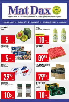 Matdax erbjudanden - Förhandsvisning av reklamblad från butik Matdax aktuell från 20.04.2026