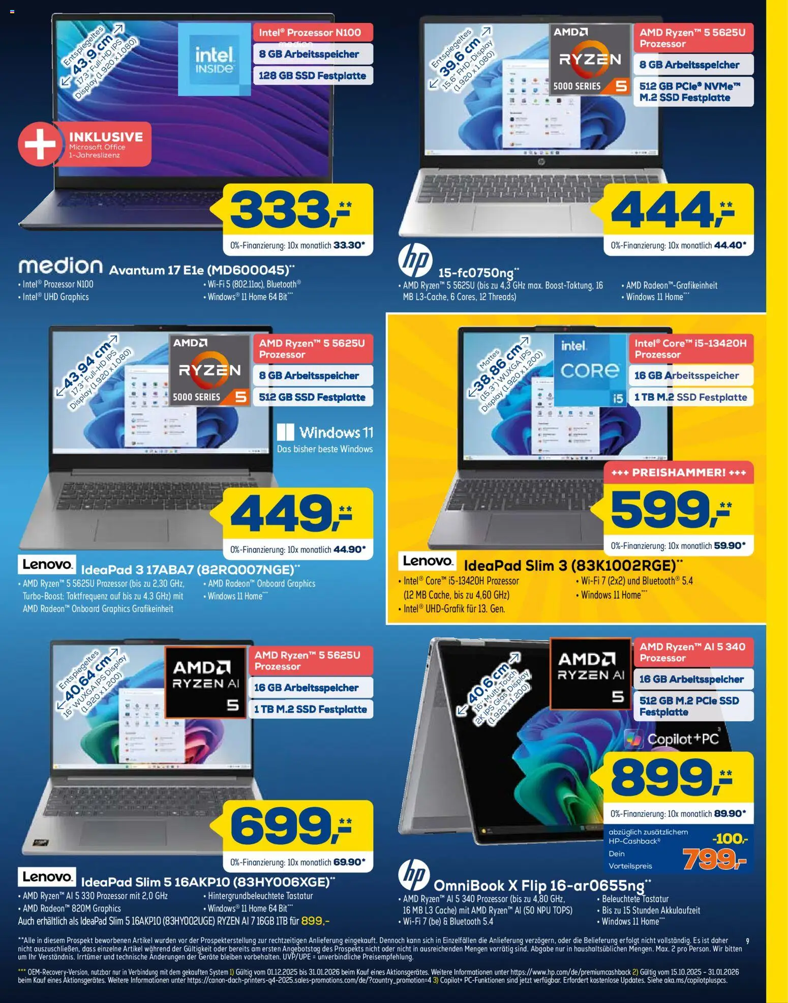 Euronics Prospekt 	 – gültig ab 10.01.2026 | Seite: 9 | Produkte: Lenovo, Tastatur