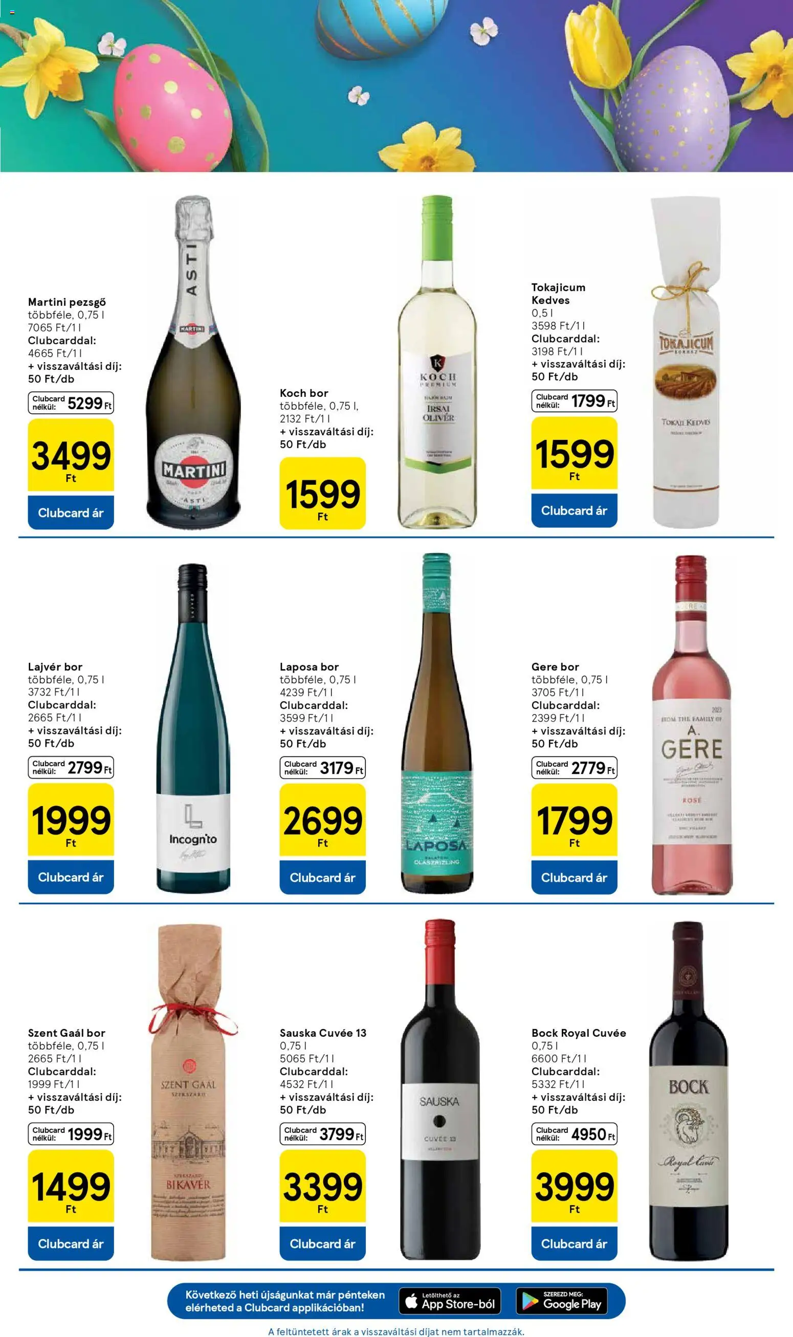 Tesco akciós ujság - amely érvényes a következő dátumtól: 12.03.2026 | Oldal: 27 | Termékek: Pezsgő, Bor