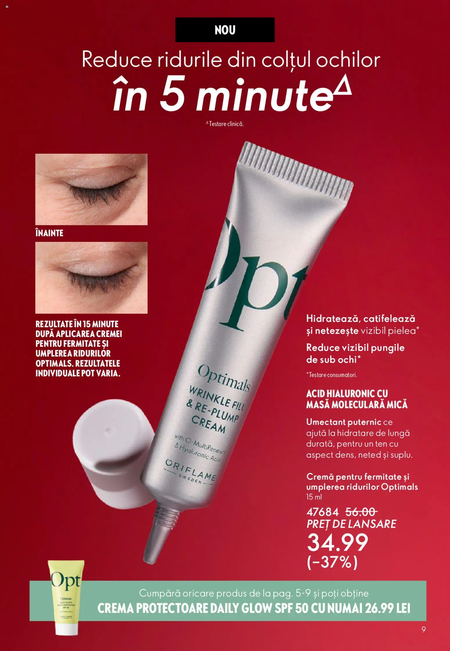 Noul catalog Oriflame – valabil de la 04.03.2026 | Pagină: 9 | Produse: Masă, Cremă