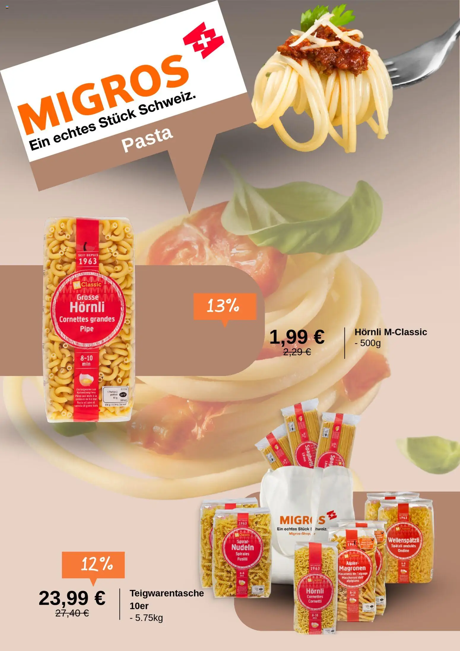 Migros Prospekt 	 – gültig ab 17.02.2026 | Seite: 3 | Produkte: Pasta, Nudeln