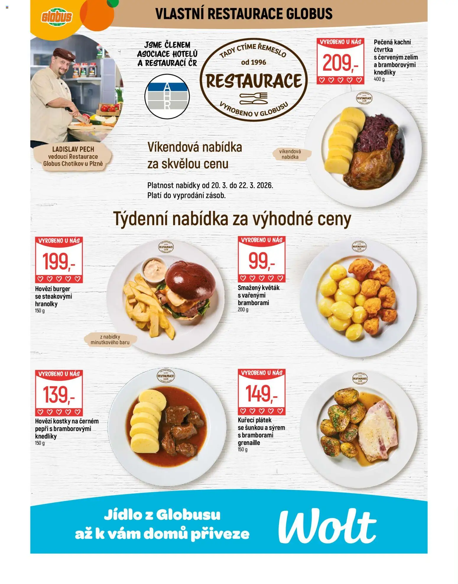 Globus leták - Plzeň od 18.03.2026 | Strana: 11 | Produkty: Burger, Hovězí, Globus, Květák