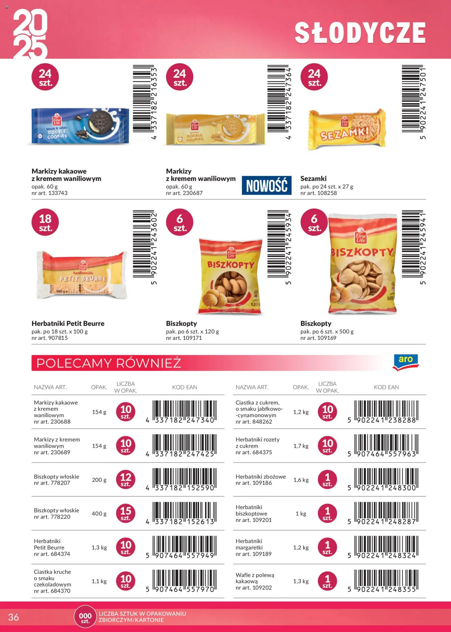 Makro Gazetka - Katalog marki własne dla Twojego sklepu od 28.04.2025 | Strona: 36 | Produkty: Słodycze, Wafle, Ciastka kruche, Herbatniki
