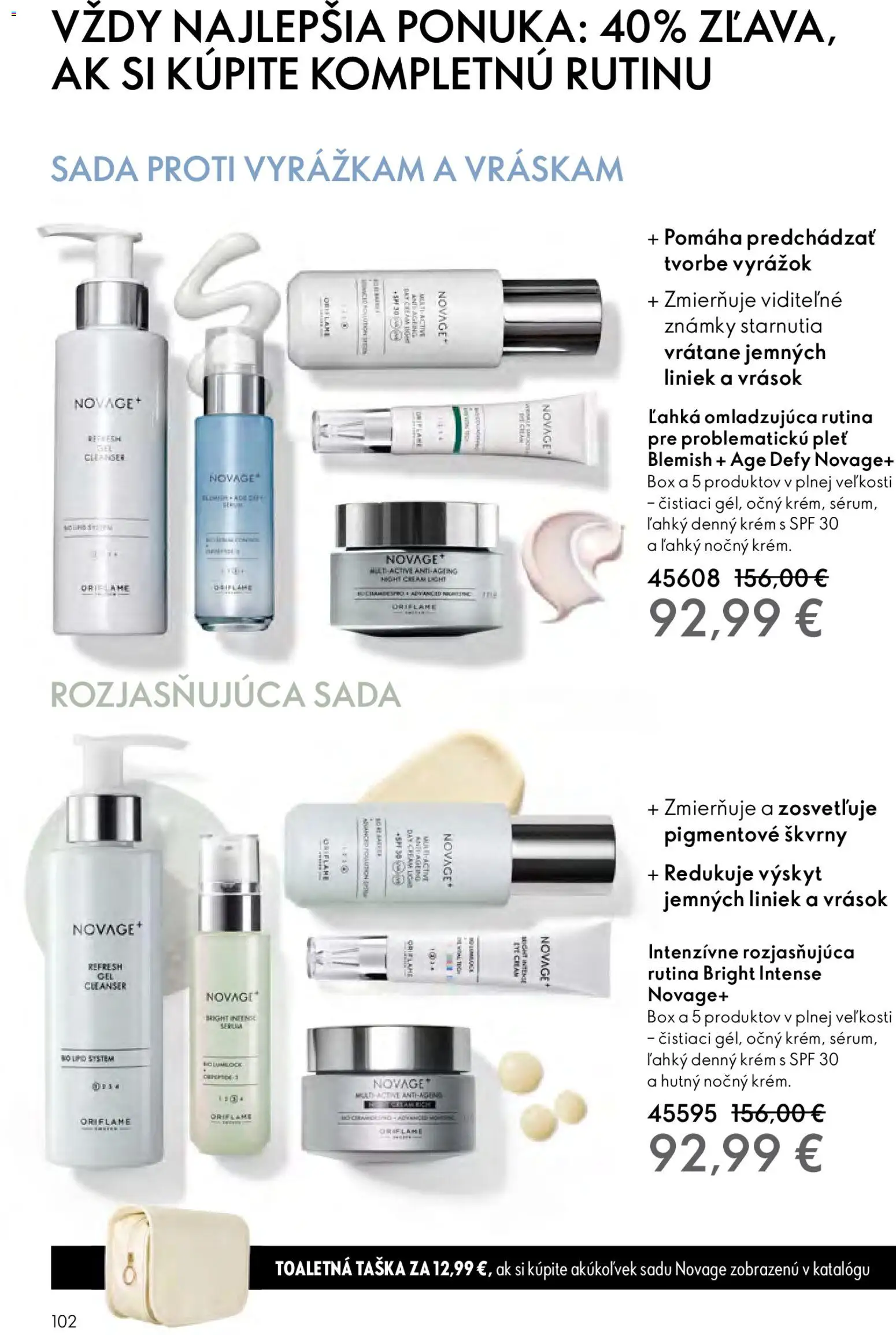 Nové Oriflame akcie – leták je platný od 03.12.2025 | Strana: 102 | Produkty: Krém, Taška