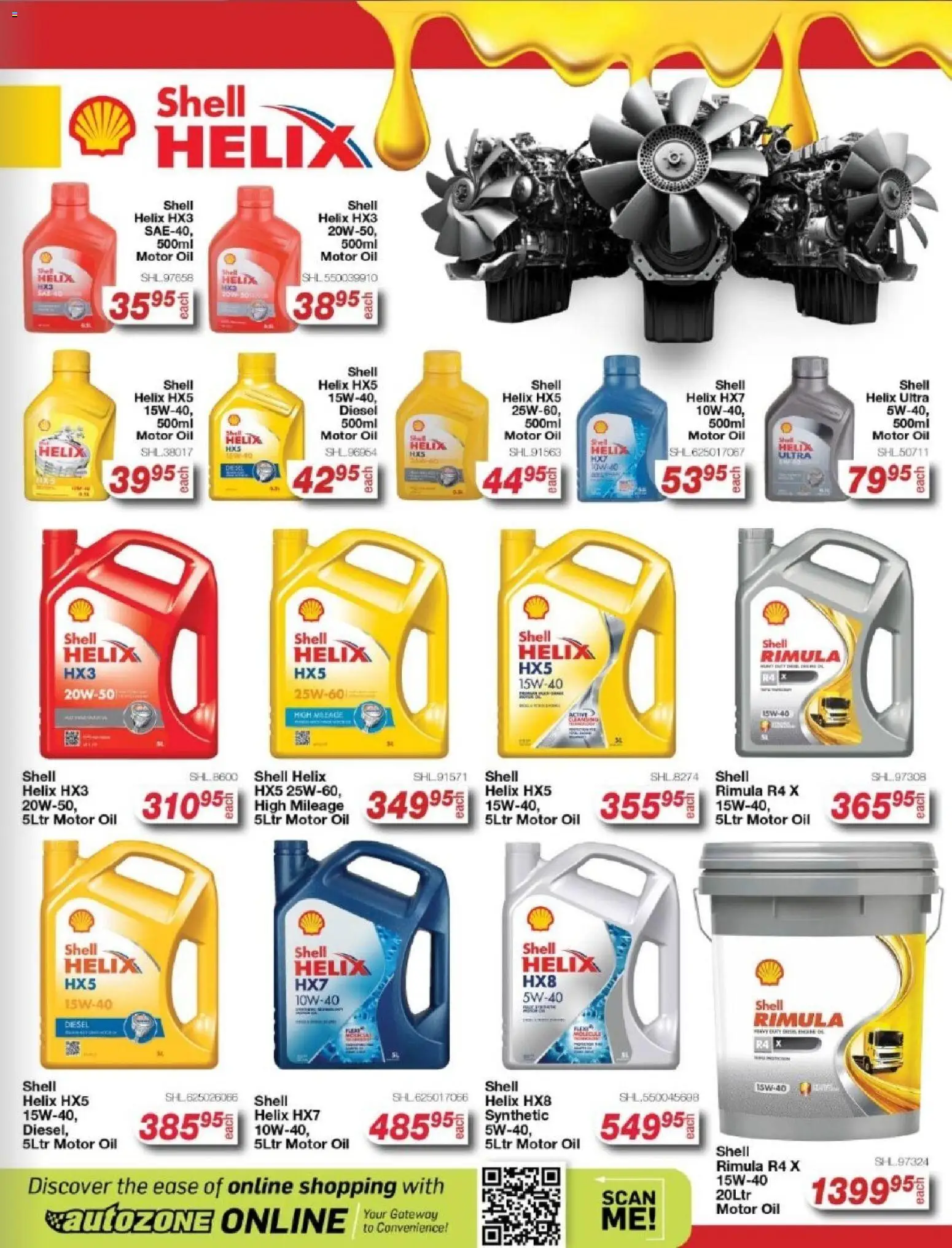 New AutoZone catalogue – valid from 22.10.2025 | Page: 20 | Products: Oil