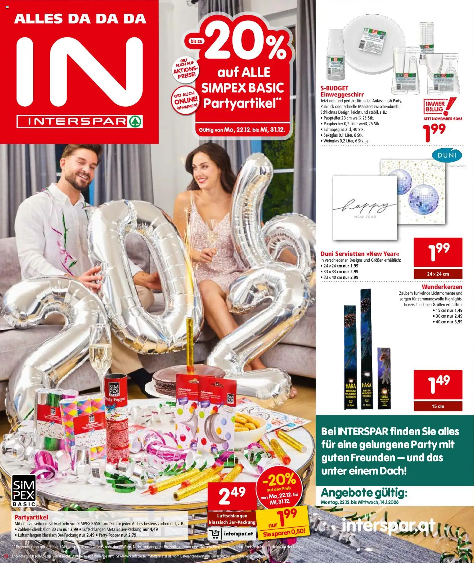 Interspar Flugblatt - Wien gültig ab 22.12.2025 | Seite: 12