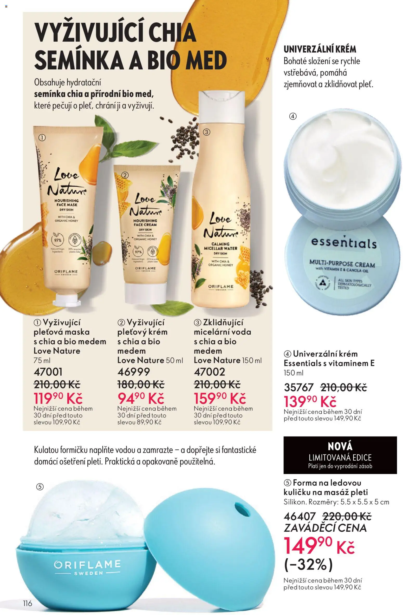 Oriflame Black Friday od 12.11.2025 | Strana: 116 | Produkty: Voda, Krém, Chia, Chia semínka