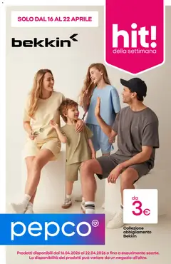 Anteprima del volantino Pepco volantino valido a partire dal 16.04.2026