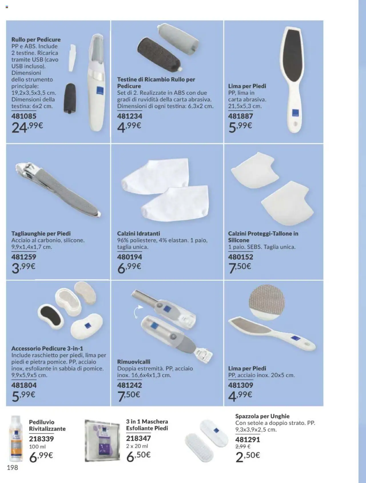 Volantino Avon del 01.10.2025 | Pagina: 198 | Prodotti: Maschera, Lima, Cavo, Silicone