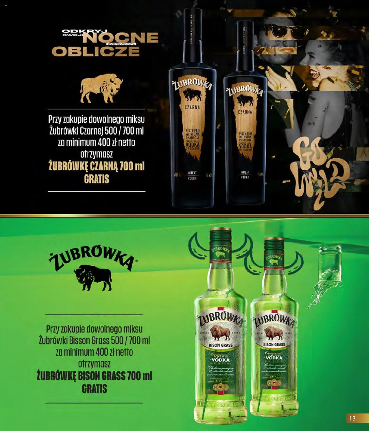 Eurocash gazetka - Horeca od 01.04.2026 | Strona: 13 | Produkty: Żubrówka, Vodka