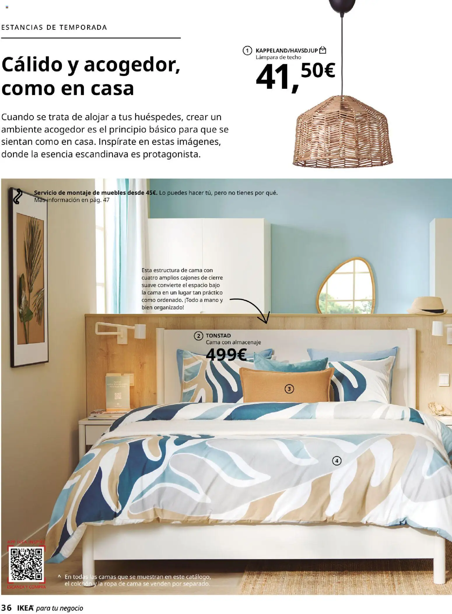 Catálogo IKEA para tu negocio │ válido desde el 02.12.2025 | Página: 36 | Productos: Ropa, Muebles, Almacenaje, Lámpara