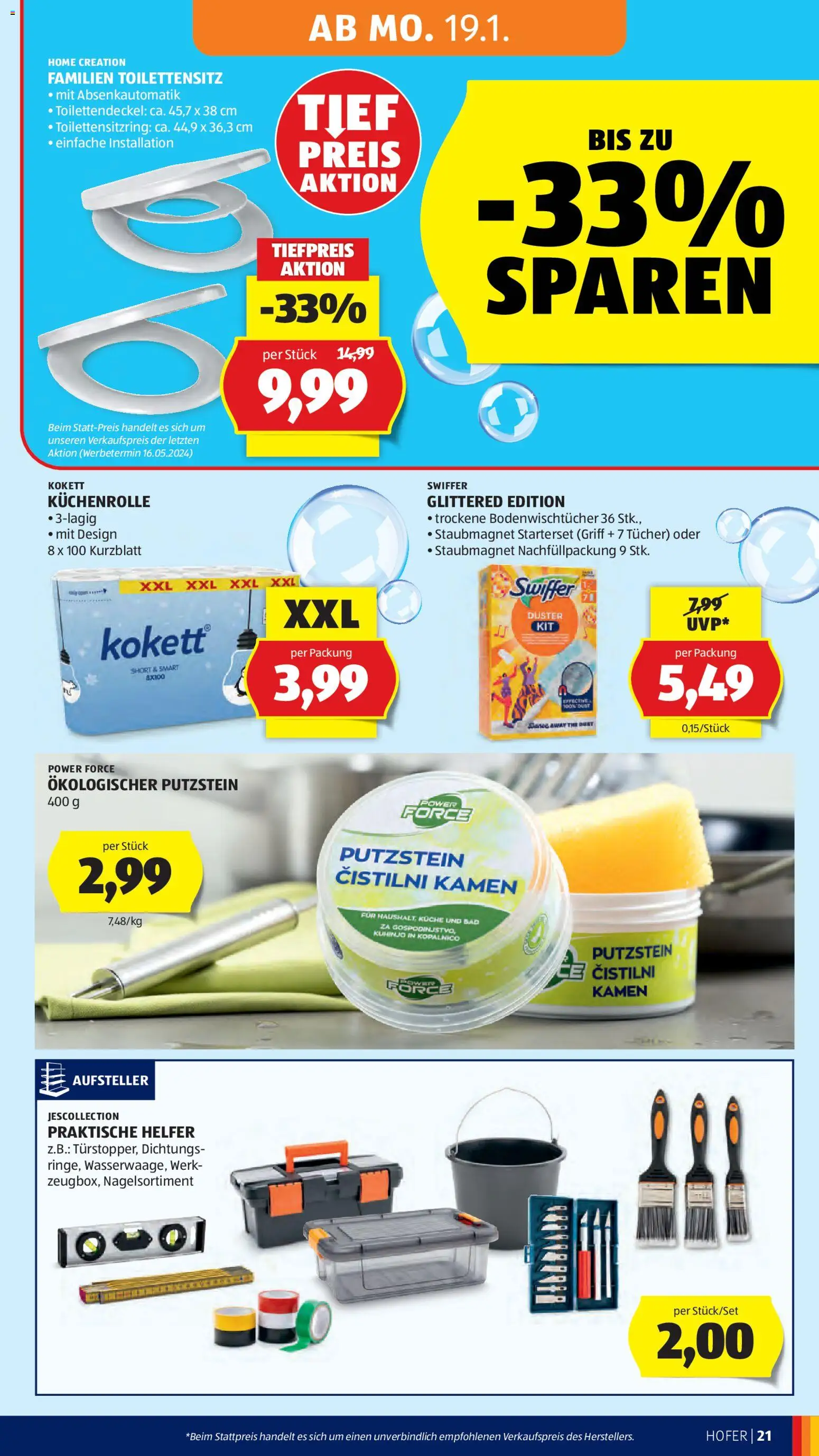 Hofer Flugblatt gültig ab 14.01.2026 | Seite: 25 | Produkte: Bad