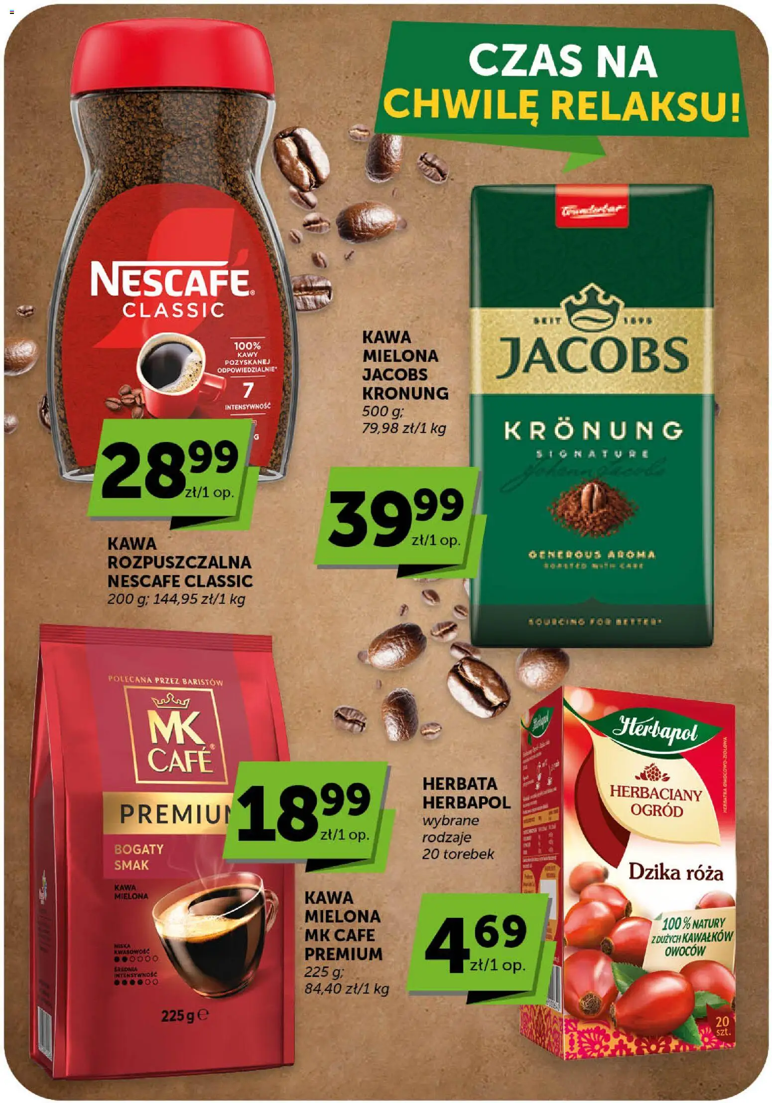 Groszek gazetka od 12.03.2026 | Strona: 29 | Produkty: Nescafe, Kawa, Herbata