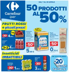 Anteprima del volantino Carrefour volantino Iper - Roma valido a partire dal 07.04.2026