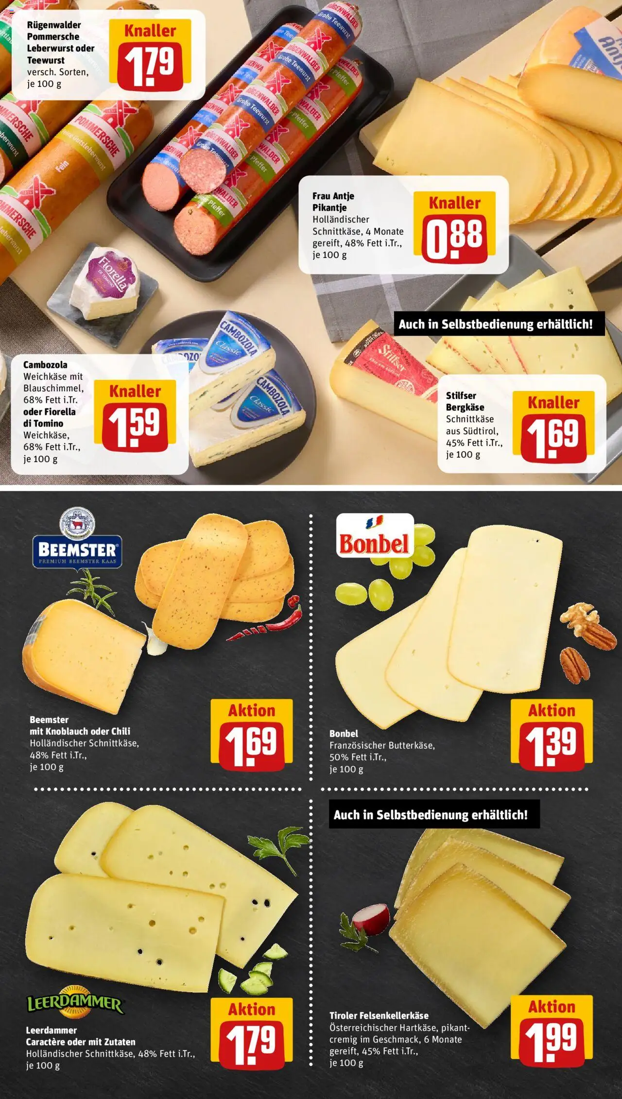 Rewe ihr Kaufpark Prospekt 	 - gültig ab dem 18.08.2025 | Seite: 9 | Produkte: Leerdammer, Wurst, Knoblauch, Chili