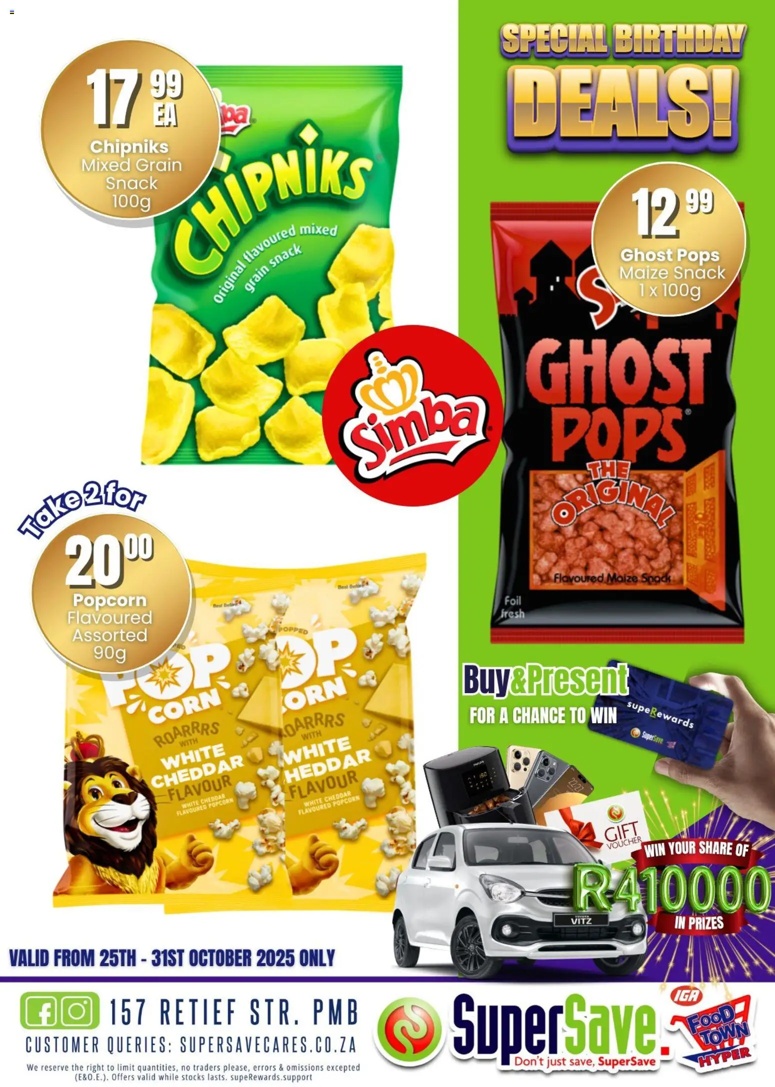 New Super Save catalogue – valid from 25.10.2025 | Page: 80 | Products: Corn, Popcorn
