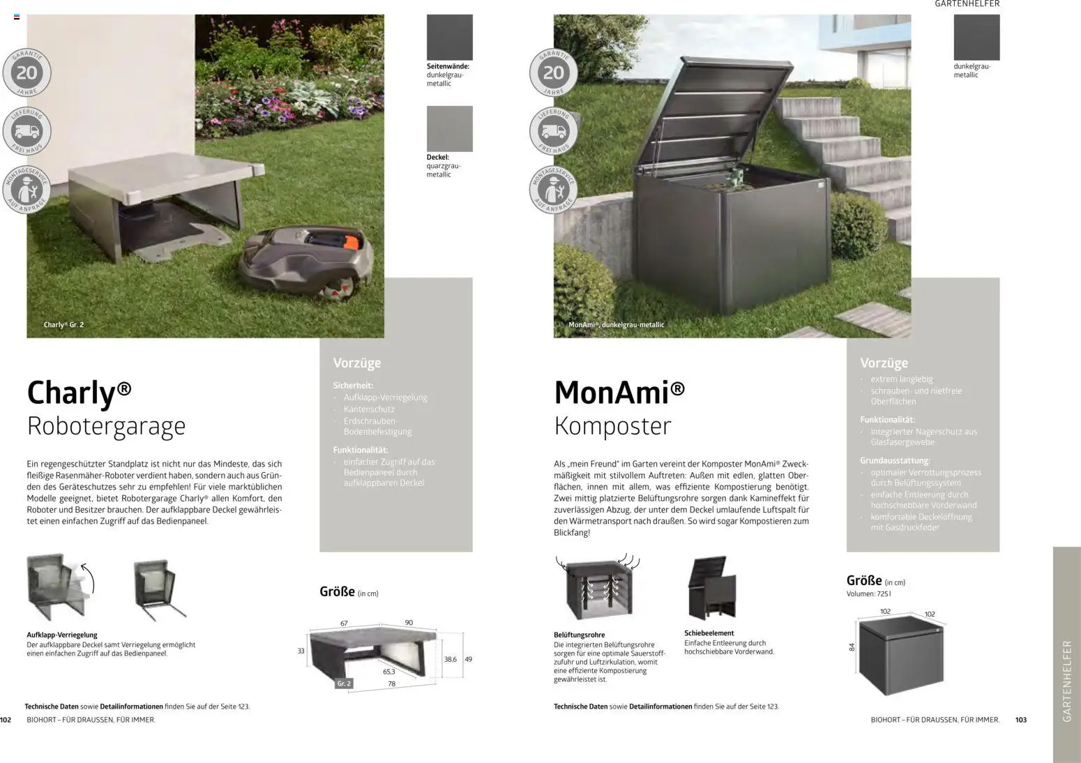 Dehner  Biohort – Metall für Garten & Terrasse gültig ab 05.01.2026 | Seite: 52 | Produkte: Roboter