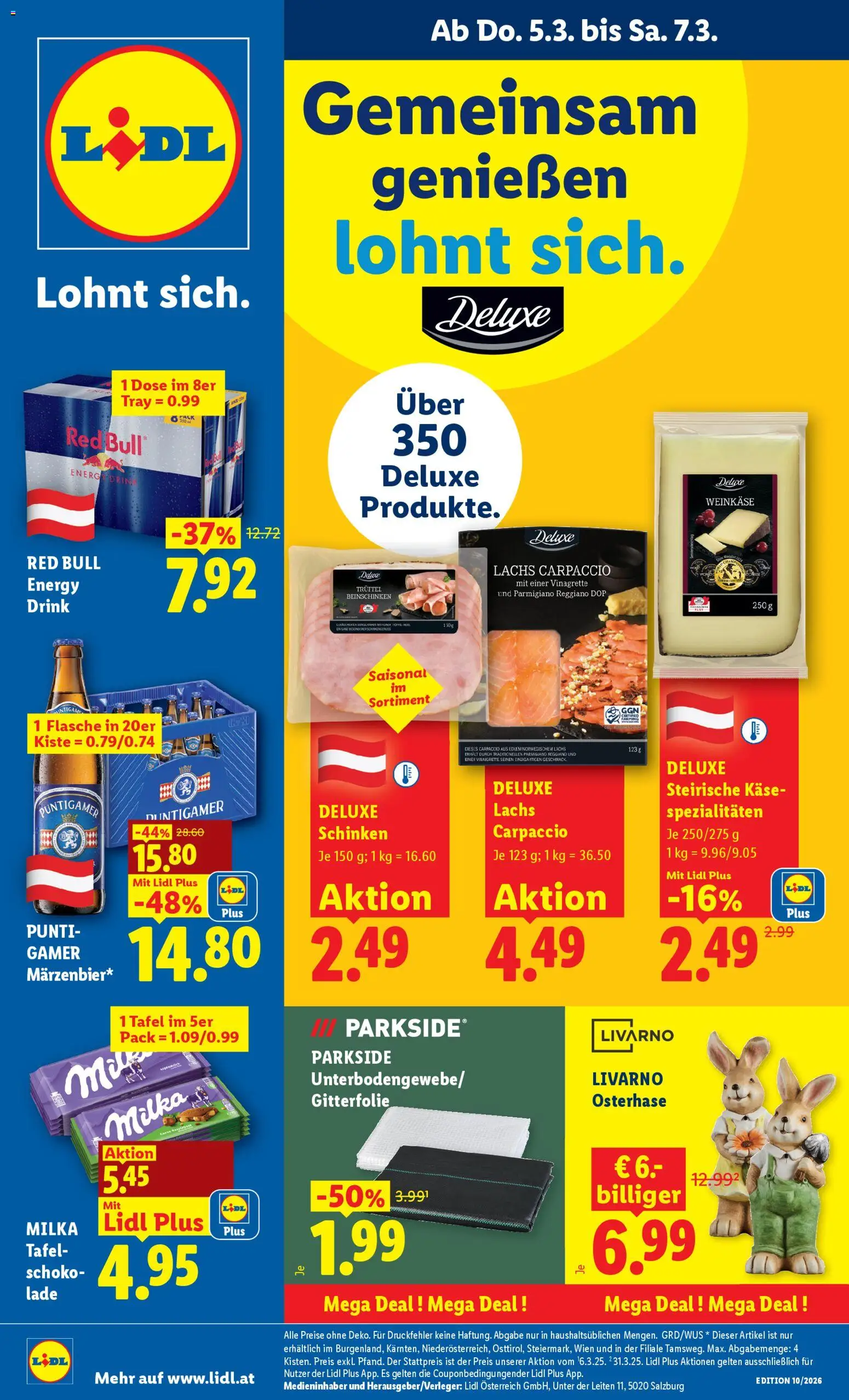 Lidl Flugblatt - Eisenstadt, Ebenfurth, Mattersburg gültig ab 05.03.2026 | Seite: 1
