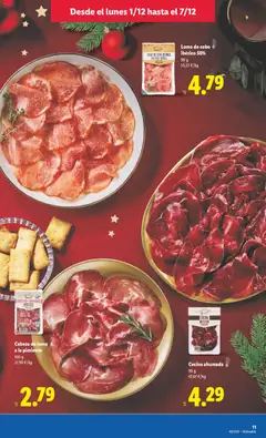 Vista previa Lomo de cebo ibérico 50%, 90 g válido desde el 01.12.2025 | Página: 15